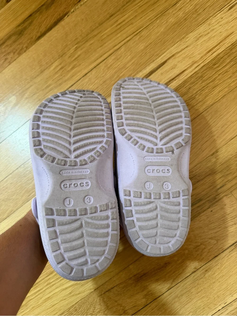 CROCS Kids Classic Clog in Light Lavender
